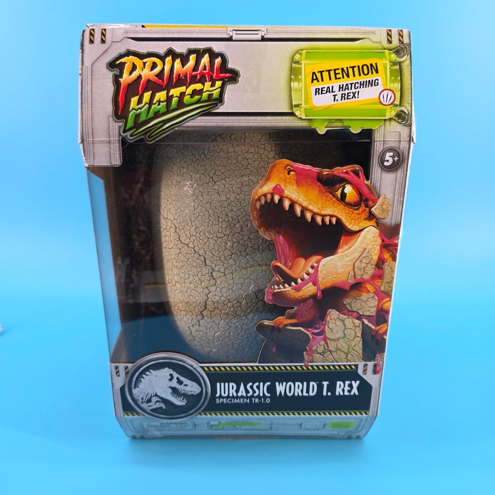 Jurassic World Primal Hatch T. Rex Specimen TR-1.0 Spin Master Hatching Dinosaur